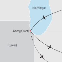 Map of Chicago: Birthplace of the Skyscraper Class Trip
