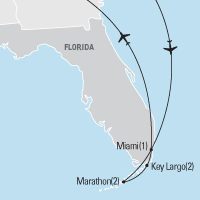 Map of Florida: Ecology Class Trip
