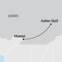 Map of Quebec: the Old World in the New Class Trip
