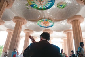 Student travel at Barcelona's Parc Guell