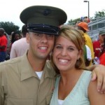 Program Consultant Sarah Kate Steinwedell (right) and her cousin, who is currently serving in the U.S. Marines.