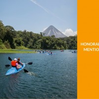 An Explorica student enjoying the outdoors in Costa Rica