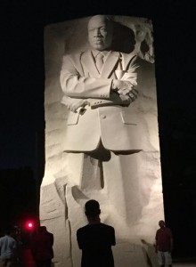 Experiencing power of the MLK monument for the first time. 