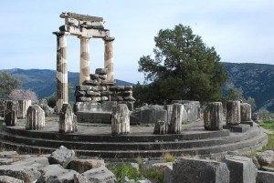 Temple of Athena Delphi Ruins